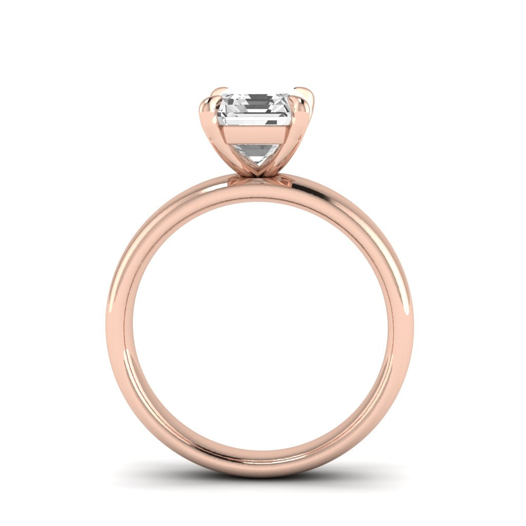 The Comfort Fit Wide Band Solitaire Engagement Ring