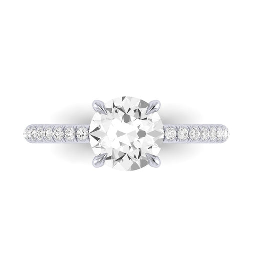 The Diamond Collar Engagement Ring