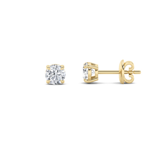 Classic Diamond Studs - Round