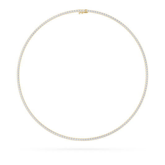 Round Timeless Tennis Necklace