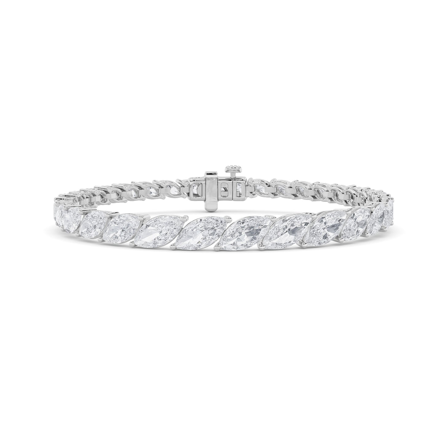 Fancy Shape Tennis Bracelet - Marquise