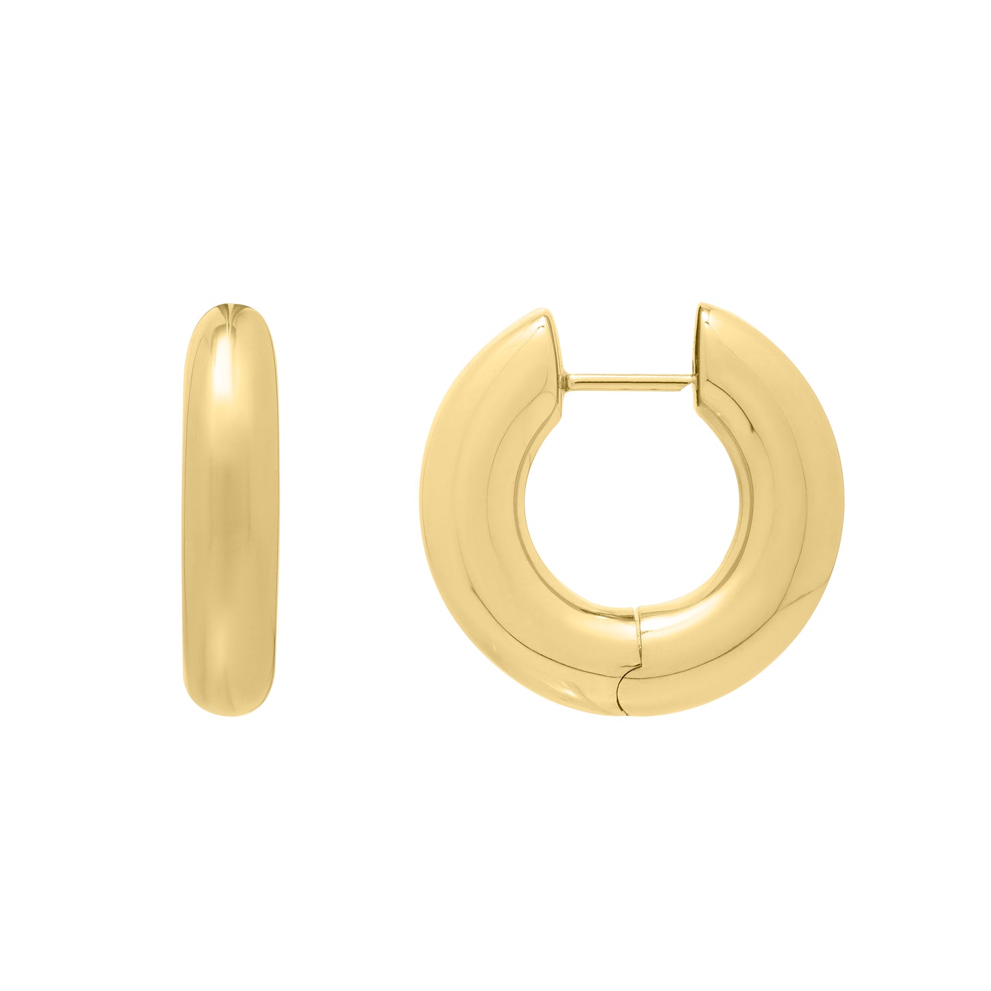 Round Large Electroform Hoops