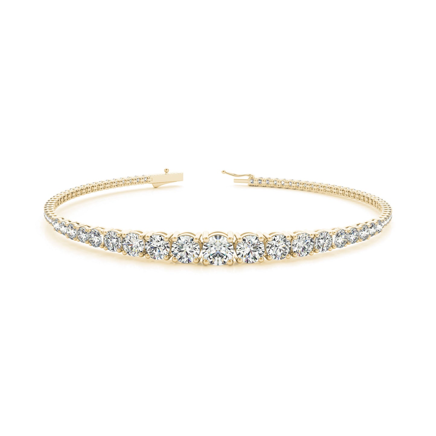 Diamond Graduated Tennis Bracelet