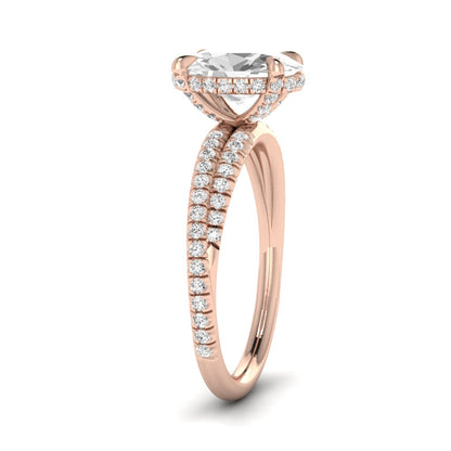 The Crossover Diamond Engagement Ring