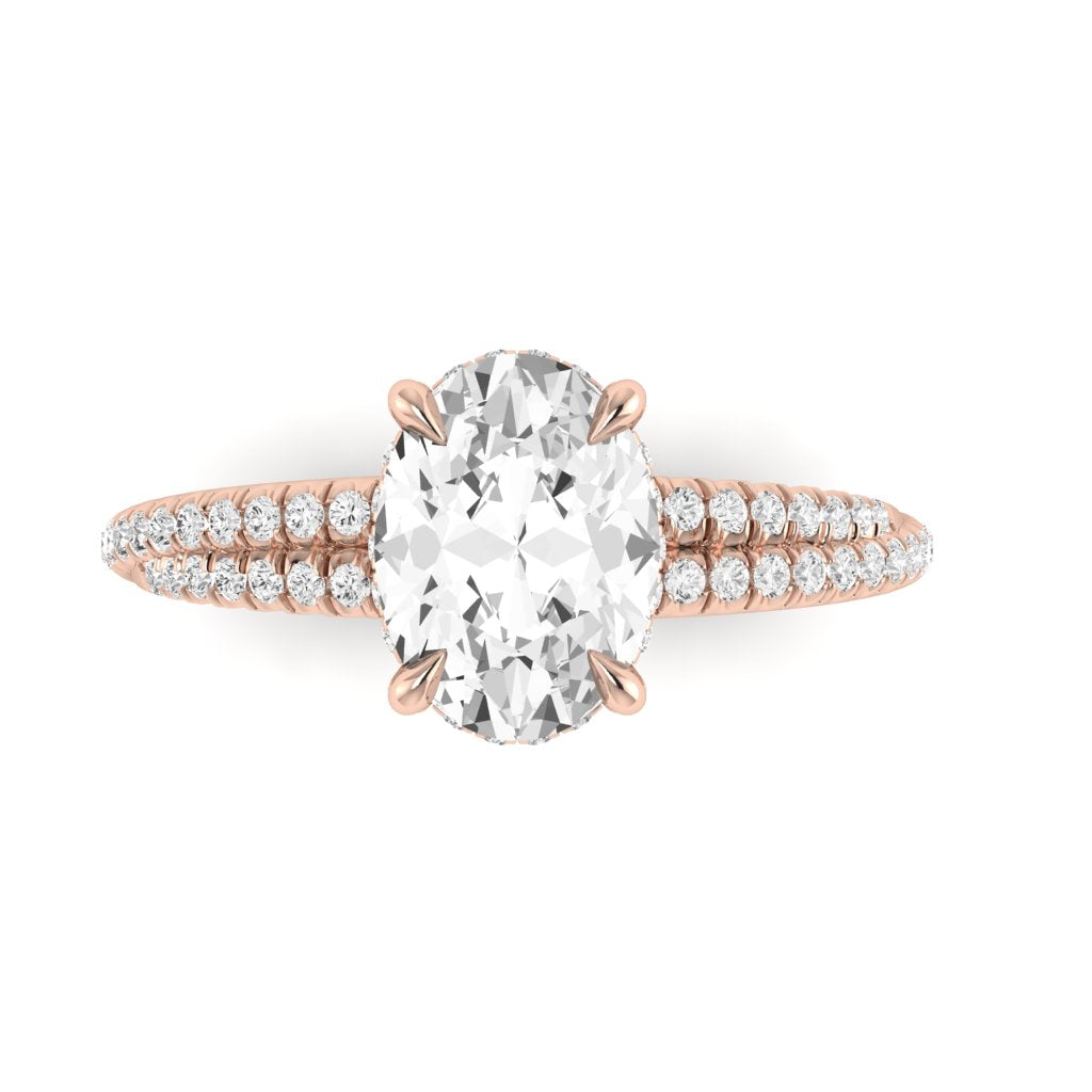 The Crossover Diamond Engagement Ring