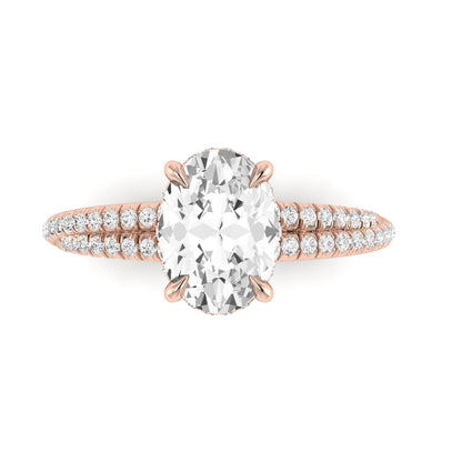 The Crossover Diamond Engagement Ring