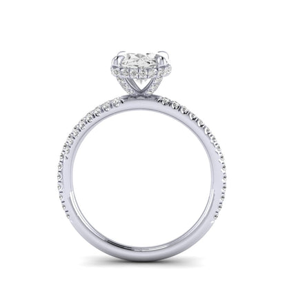 The Crossover Diamond Engagement Ring