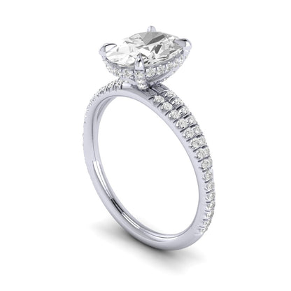 The Crossover Diamond Engagement Ring