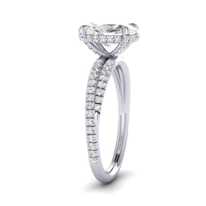 The Crossover Diamond Engagement Ring