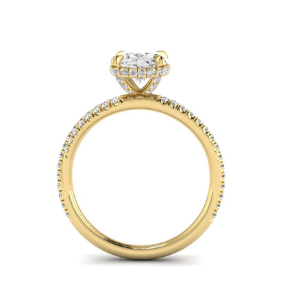 The Crossover Diamond Engagement Ring