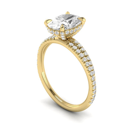 The Crossover Diamond Engagement Ring