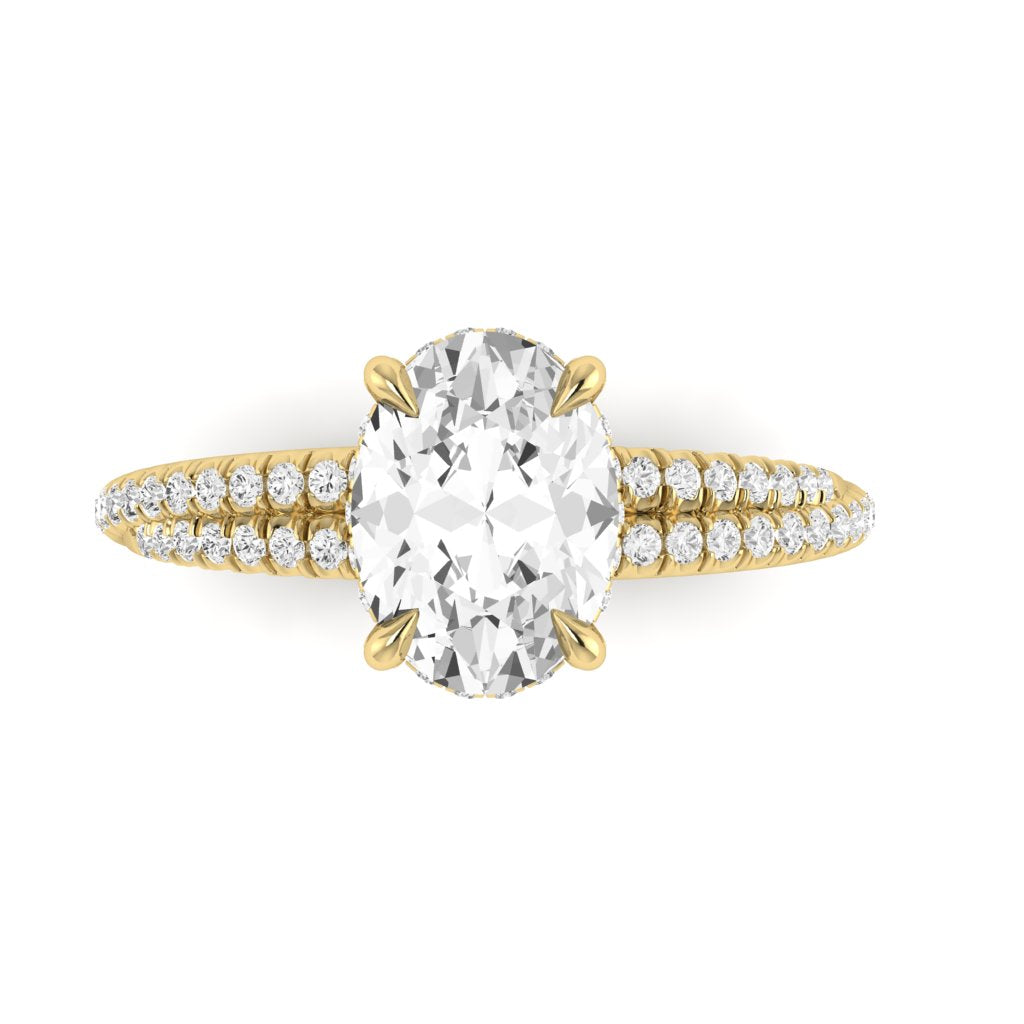 The Crossover Diamond Engagement Ring