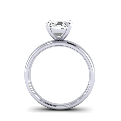 The Comfort Fit Wide Band Solitaire Engagement Ring