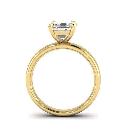 The Comfort Fit Wide Band Solitaire Engagement Ring