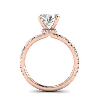 The Diamond Collar Engagement Ring