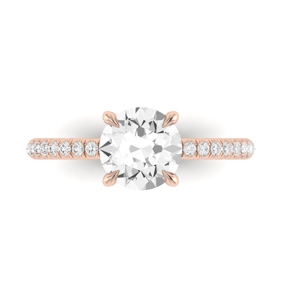 The Diamond Collar Engagement Ring
