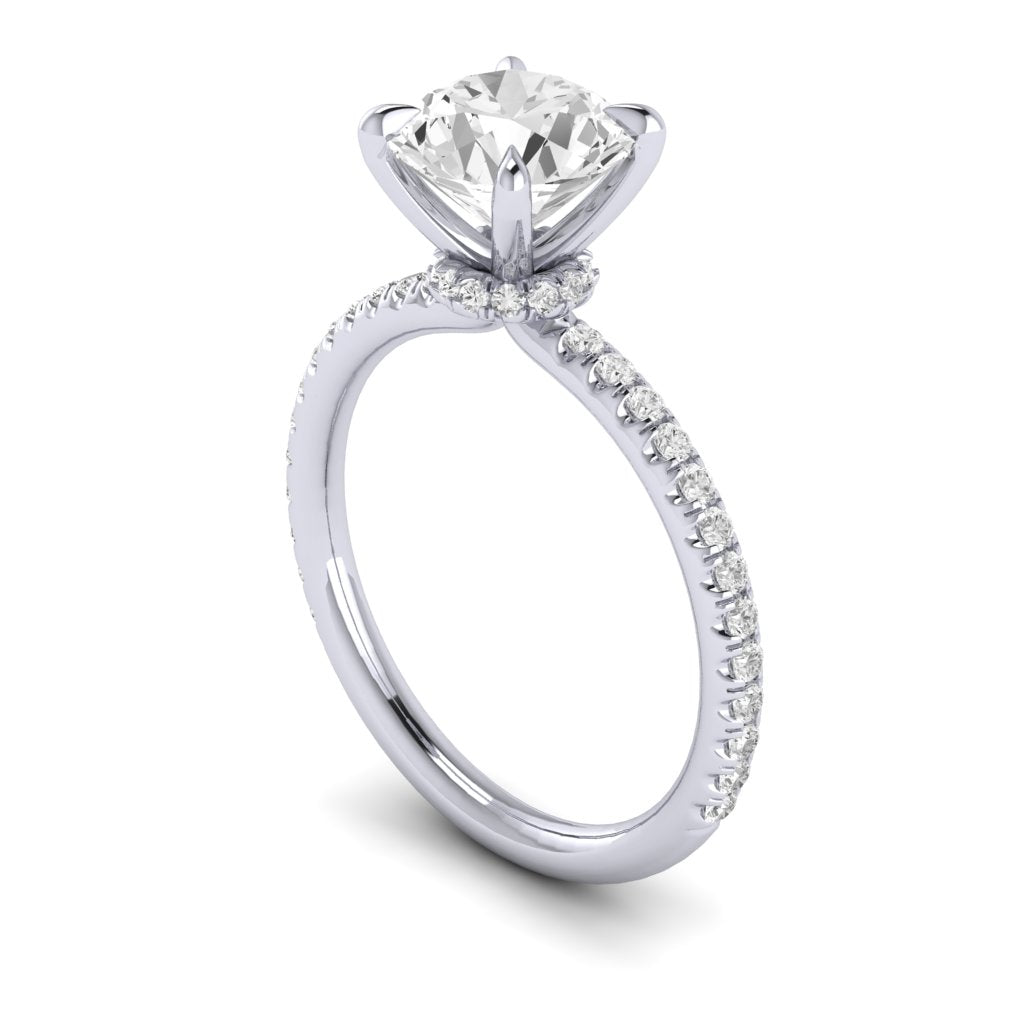 The Diamond Collar Engagement Ring