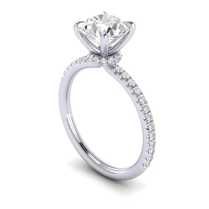 The Diamond Collar Engagement Ring