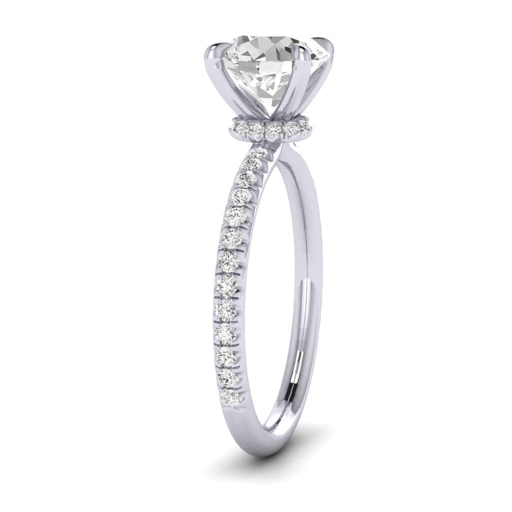The Diamond Collar Engagement Ring
