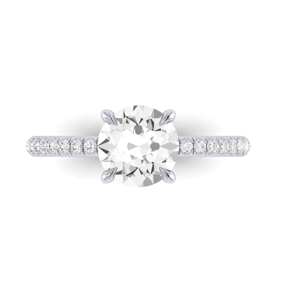 The Diamond Collar Engagement Ring