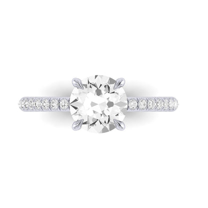 The Diamond Collar Engagement Ring