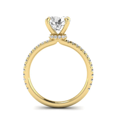 The Diamond Collar Engagement Ring
