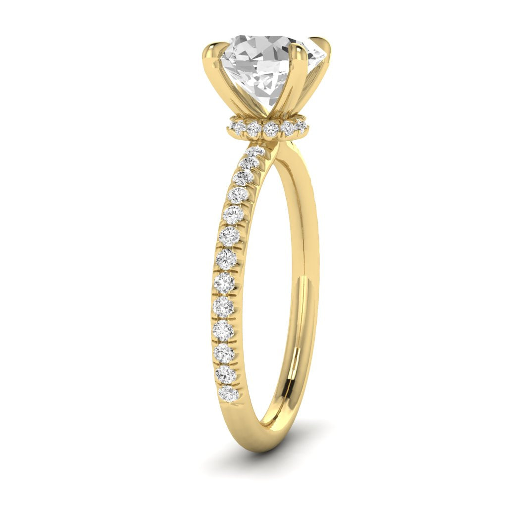 The Diamond Collar Engagement Ring