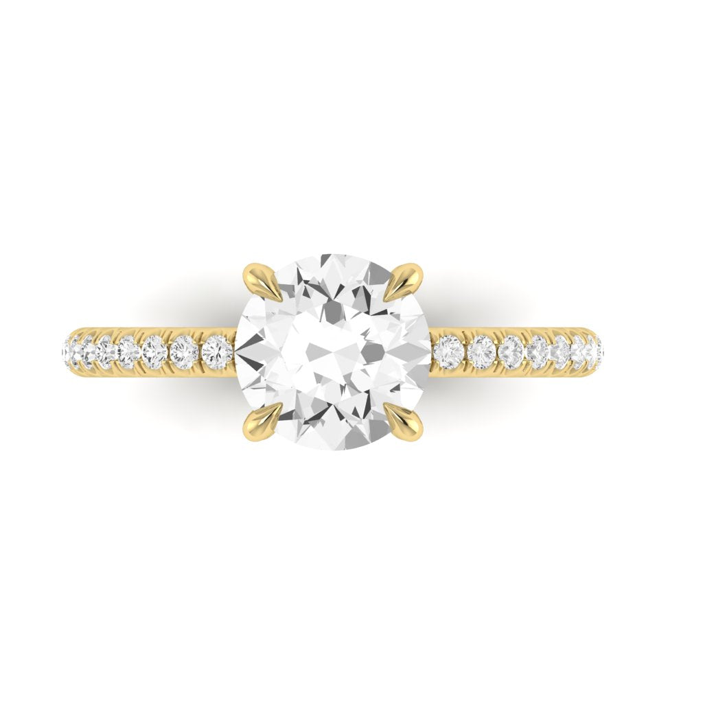 The Diamond Collar Engagement Ring