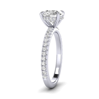 The Classic Hidden Halo Solitaire Engagment Ring