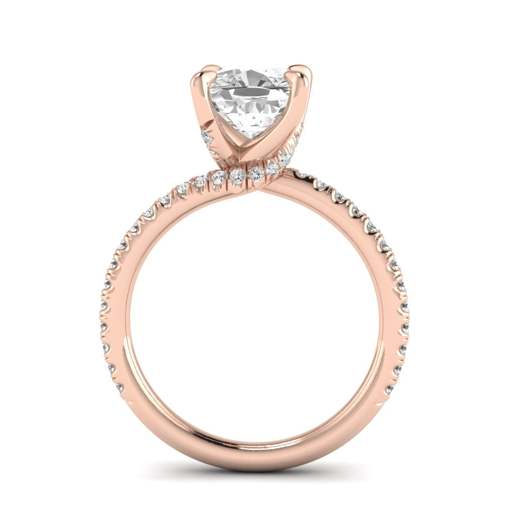 The Embrace Diamond Solitaire Engagement Ring