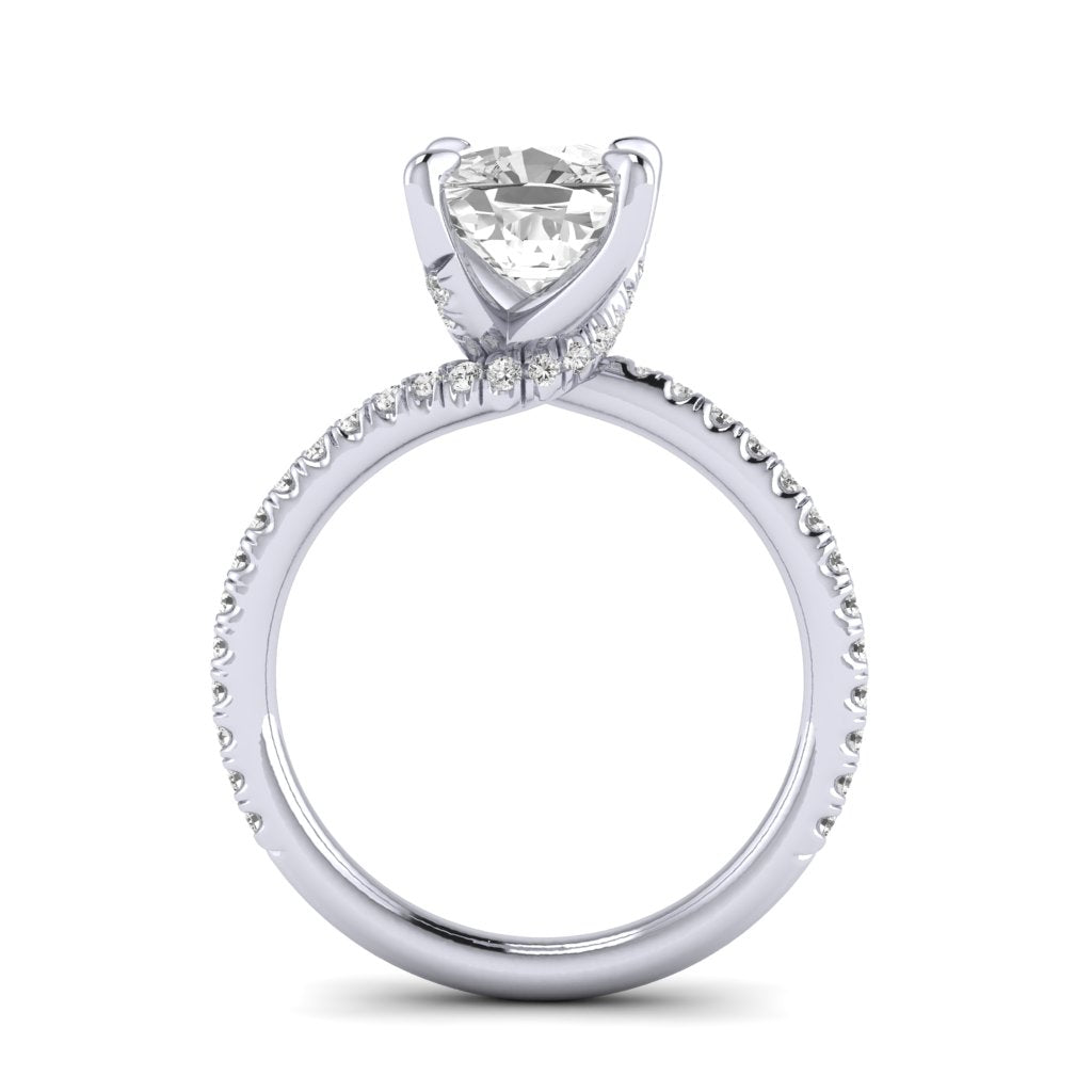 The Embrace Diamond Solitaire Engagement Ring