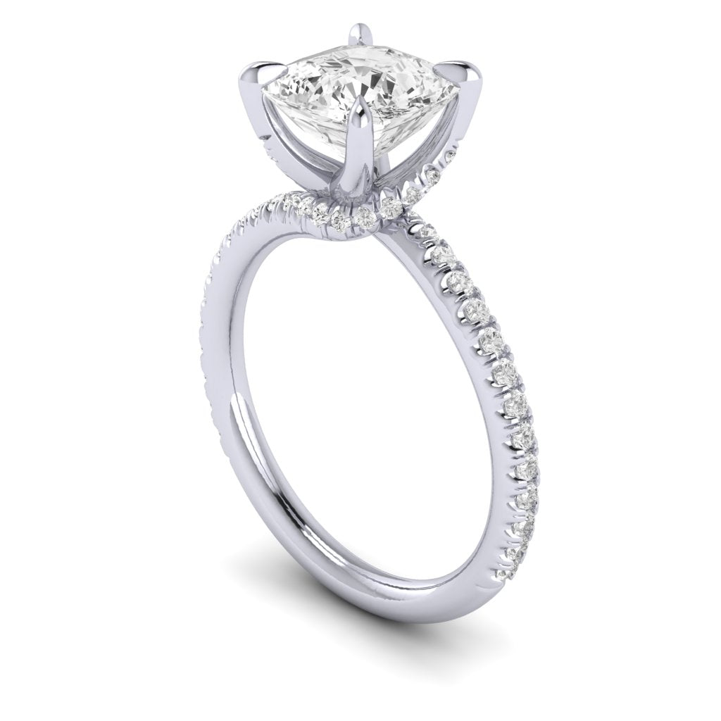 The Embrace Diamond Solitaire Engagement Ring