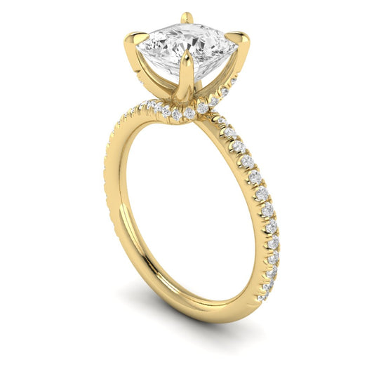 The Embrace Diamond Solitaire Engagement Ring