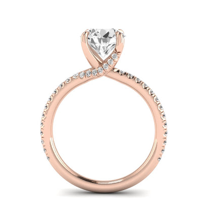 The Bypass Diamond Solitaire Engagement Ring