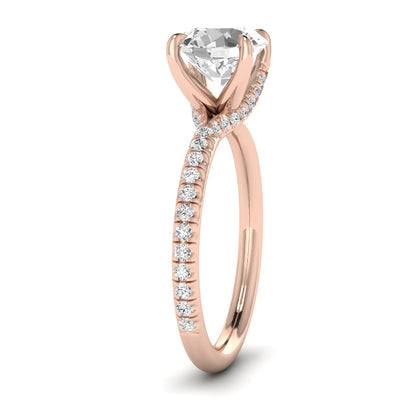 The Bypass Diamond Solitaire Engagement Ring