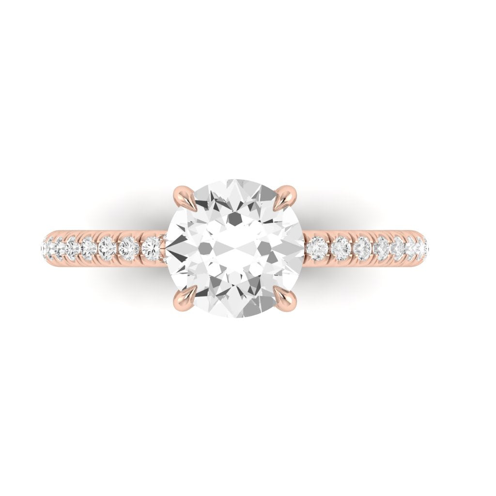The Bypass Diamond Solitaire Engagement Ring