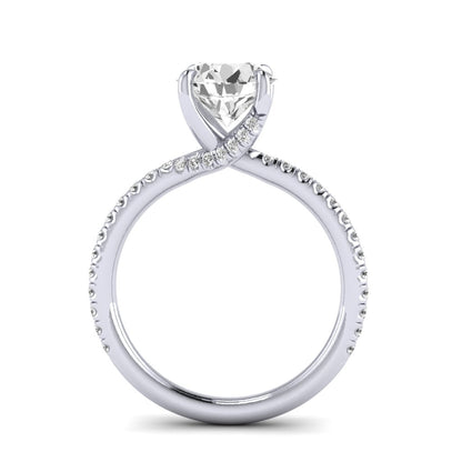 The Bypass Diamond Solitaire Engagement Ring