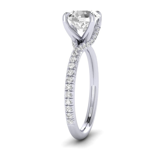 The Bypass Diamond Solitaire Engagement Ring