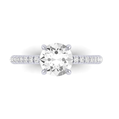 The Bypass Diamond Solitaire Engagement Ring