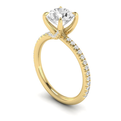 The Bypass Diamond Solitaire Engagement Ring