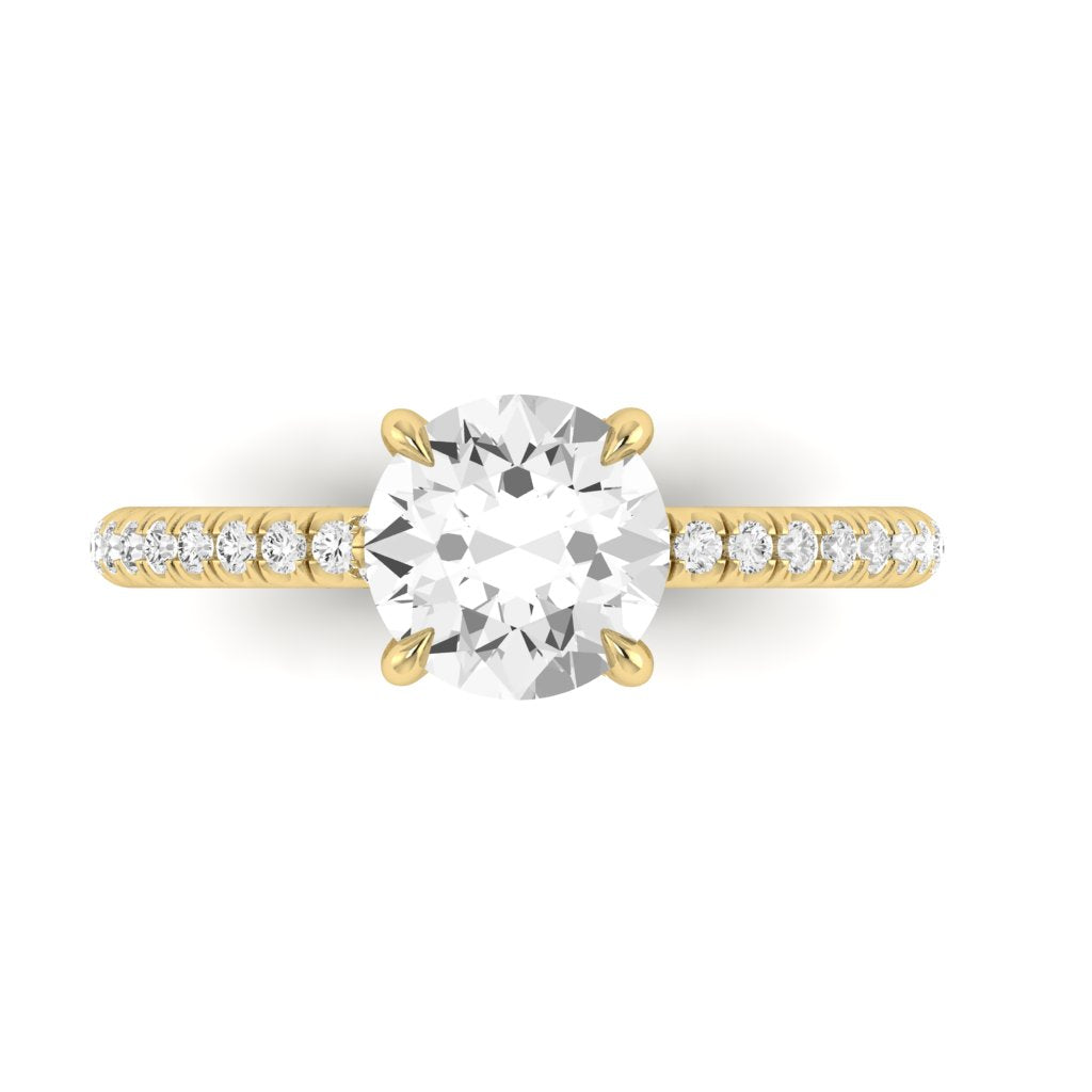 The Bypass Diamond Solitaire Engagement Ring