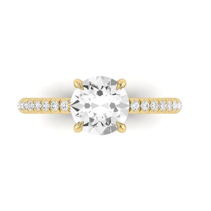 The Bypass Diamond Solitaire Engagement Ring