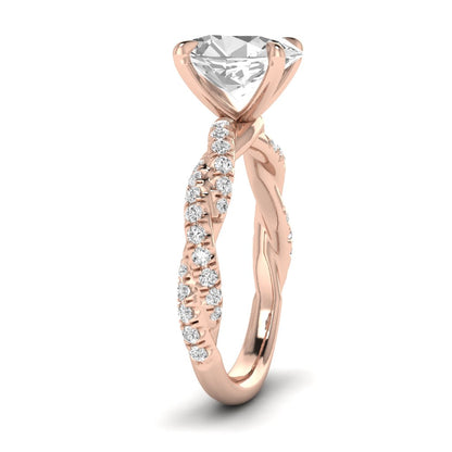 The Intertwined Engagement Ring