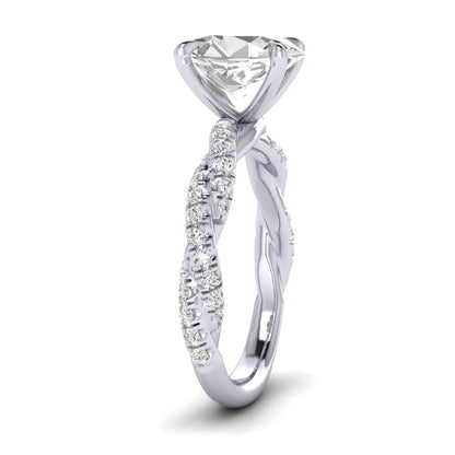 The Intertwined Engagement Ring