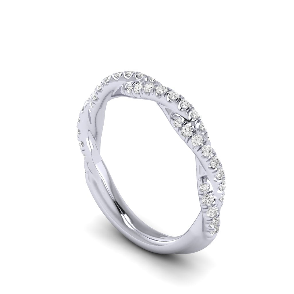 The Intertwined Diamond Band