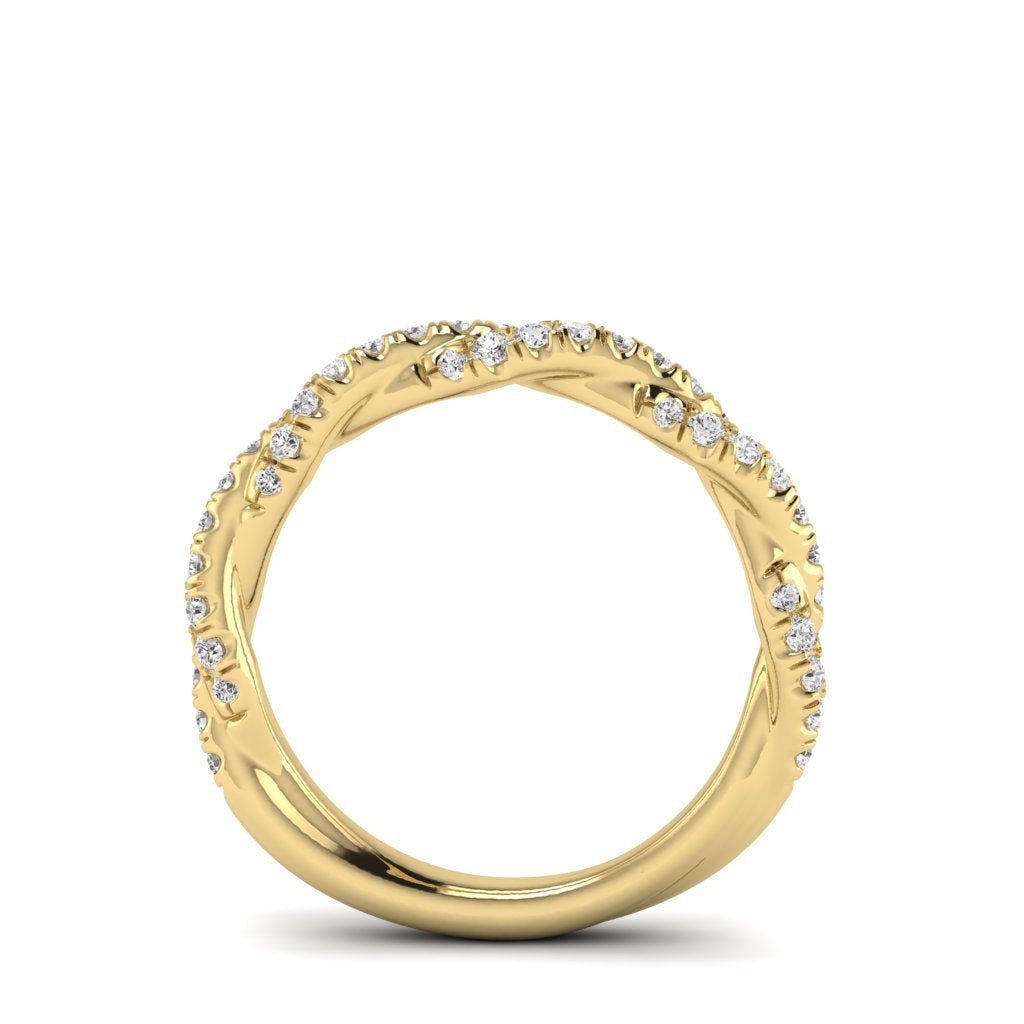 The Intertwined Diamond Band