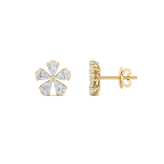 Diamond Blossom Studs