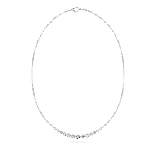 Simply Elegant Graduated Diamond Necklace