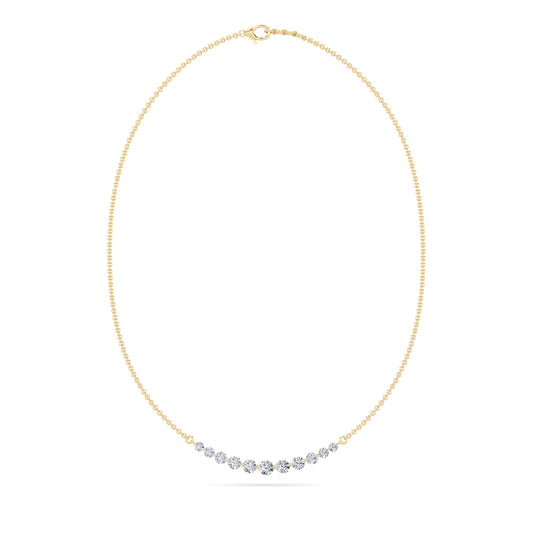 Simply Elegant Graduated Diamond Necklace