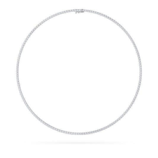 Round Timeless Tennis Necklace